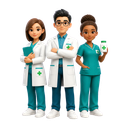 3D collaborative healthcare team