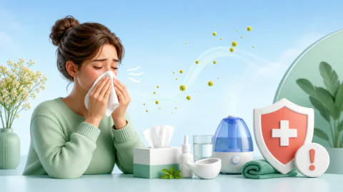 أعراض الحساسية والعناية الذاتية وعلامات الخطر