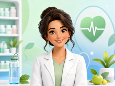 3D pharmacy care illustration for a demo profile