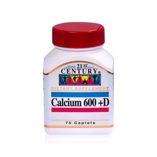 21st Century Calcium 600 +D3, 75 Tablets