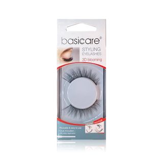 Basicare BC1922 3D Styling False Eyelashes with Glue - 1 Pair