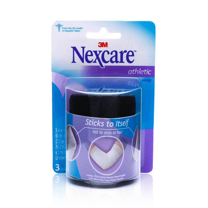 Nexcare Athletic Wrap CR-3BK Black 3 in x 5 yd - 1 Roll
