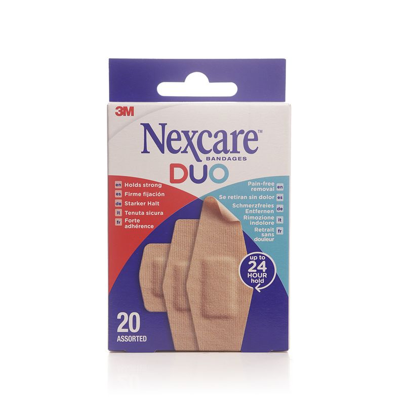Nexcare DUO Plasters Assorted N17-20-3 - 20 Plasters