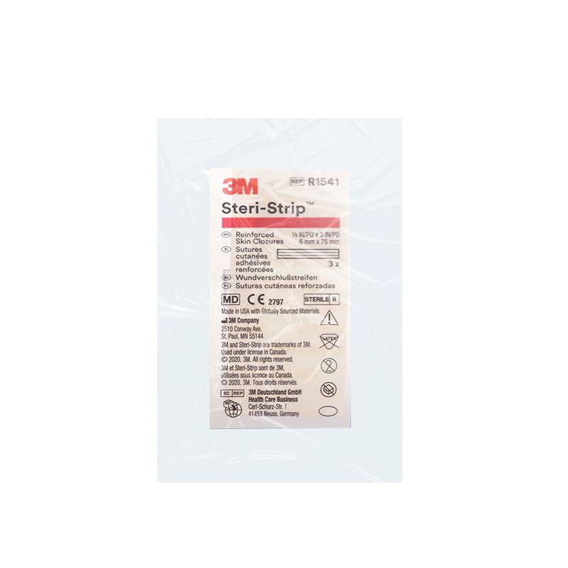 Steri-Strip 3M Steri-Strip R1541 Reinforced Skin Closures 6 x 75 mm - 3 Strips