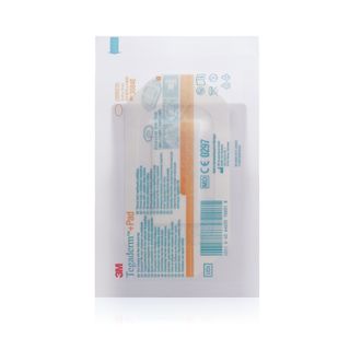 3M Tegaderm +Pad 3584 Sterile Transparent Film Dressing with Absorbent Pad - 1 Dressing (6 x 10 cm)