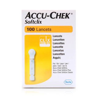 Accu-Chek Softclix Sterile Lancets 28G, 100 Lancets