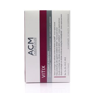 ACM VITIX Antioxidant Food Supplement - 30 Tablets
