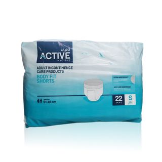 Active Body Fit Absorbent Shorts Small, 51-86 cm - 22 Shorts