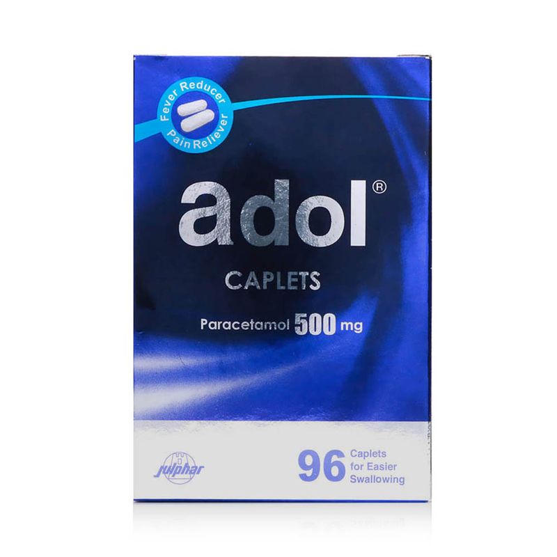 Adol Adol Paracetamol 500 mg Caplets - 96 Caplets
