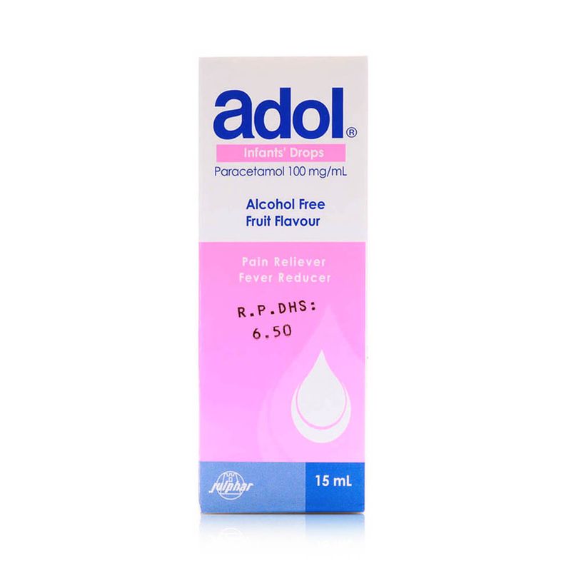 Adol Adol Infants' Paracetamol Oral Drops 100 mg/ml - 15 ml