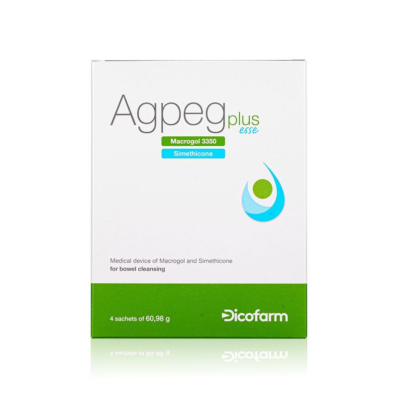 AGPEG Plus Esse AGPEG Plus Esse Macrogol 3350 and Simethicone Bowel Preparation - 4 Sachets