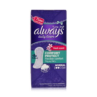 Always Daily Liners Comfort Protect Fresh Normal - 20 Liners