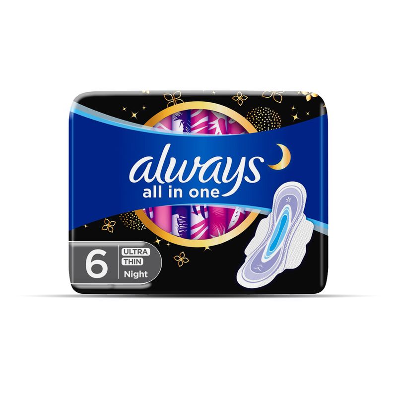 Always Diamond Ultra Extra Long Pads with Wings - 6 Pads