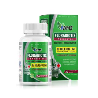 AMS Florabiotix 30 Billion CFU Probiotic - 30 Capsules