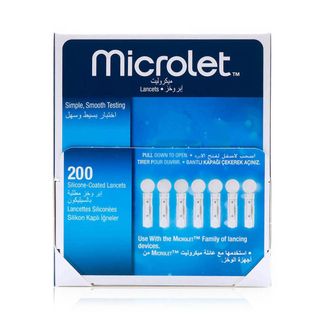 Ascensia Microlet Sterile Lancets - 200 Count