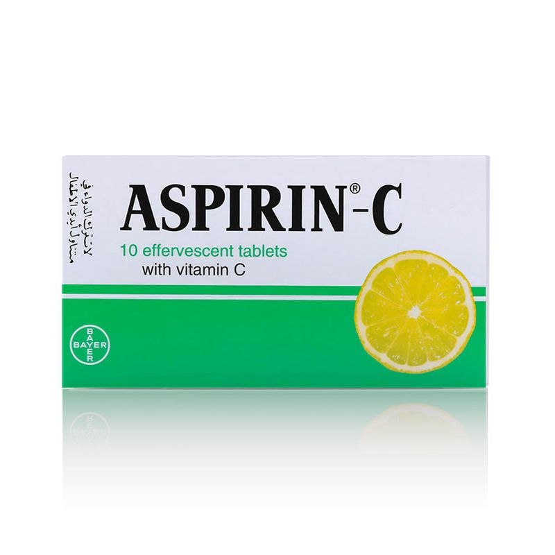 Aspirin Aspirin C 400 mg/240 mg Effervescent Tablets - 10 Tablets
