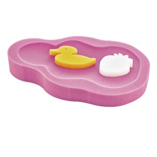 Babyjem Baby Bathtub Support Sponge Coral, 0m+ - 1 Sponge