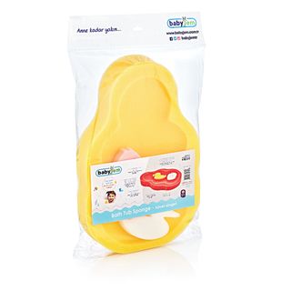 Babyjem Baby Bathtub Support Sponge Yellow, 0m+ - 1 Sponge