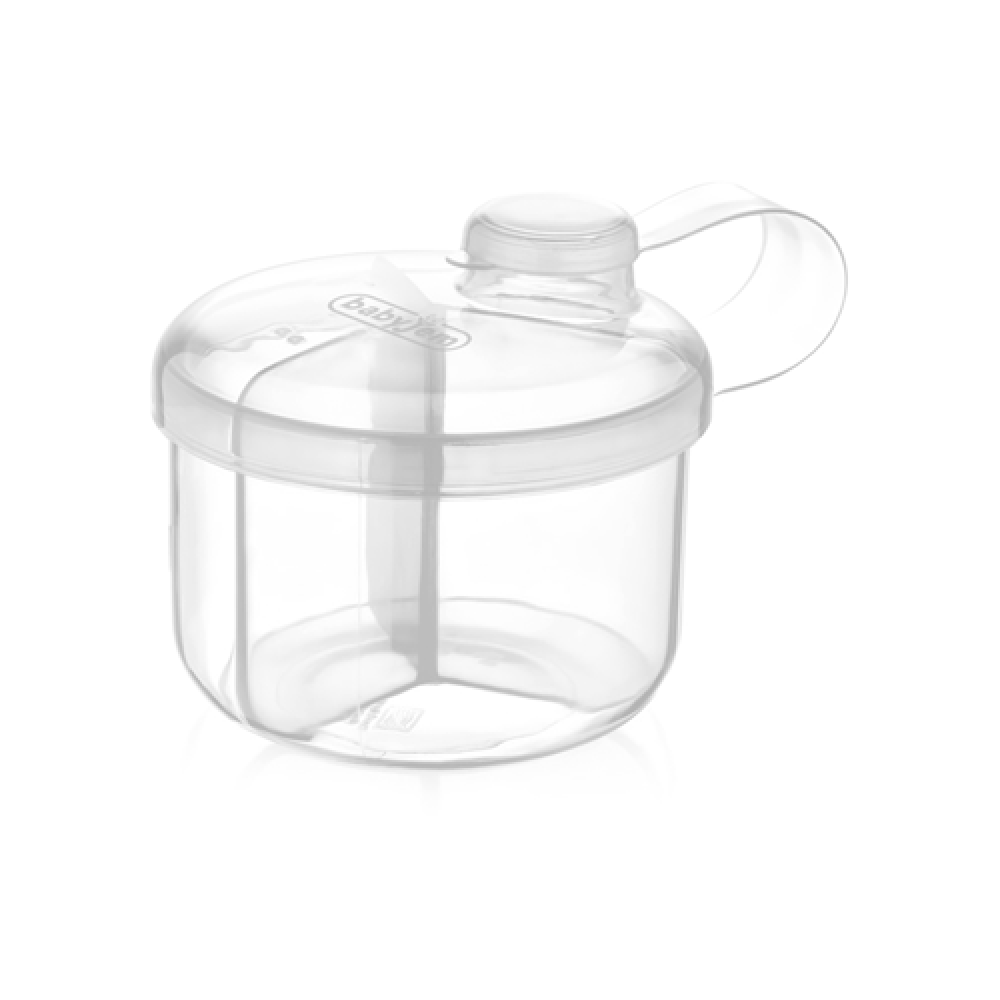 Babyjem Three-Section Formula Powder Dispenser White - 1 Piece