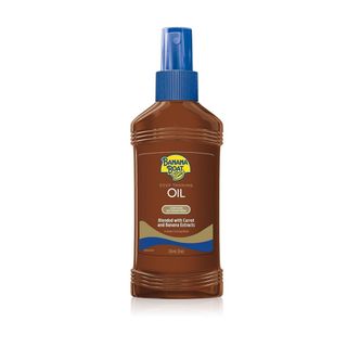 Banana Boat Deep Tanning Oil Spray with Carrot & Banana Extracts, No Sunscreen - 236 ml
