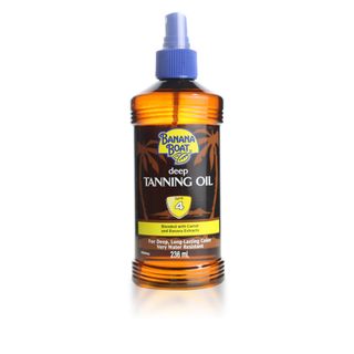 Banana Boat Deep Tanning Oil Spray with Carrot & Banana Extracts SPF 4 - 236 ml