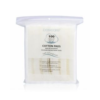 Basicare BC1192 Cotton Pads Value Pack - 100 Pads