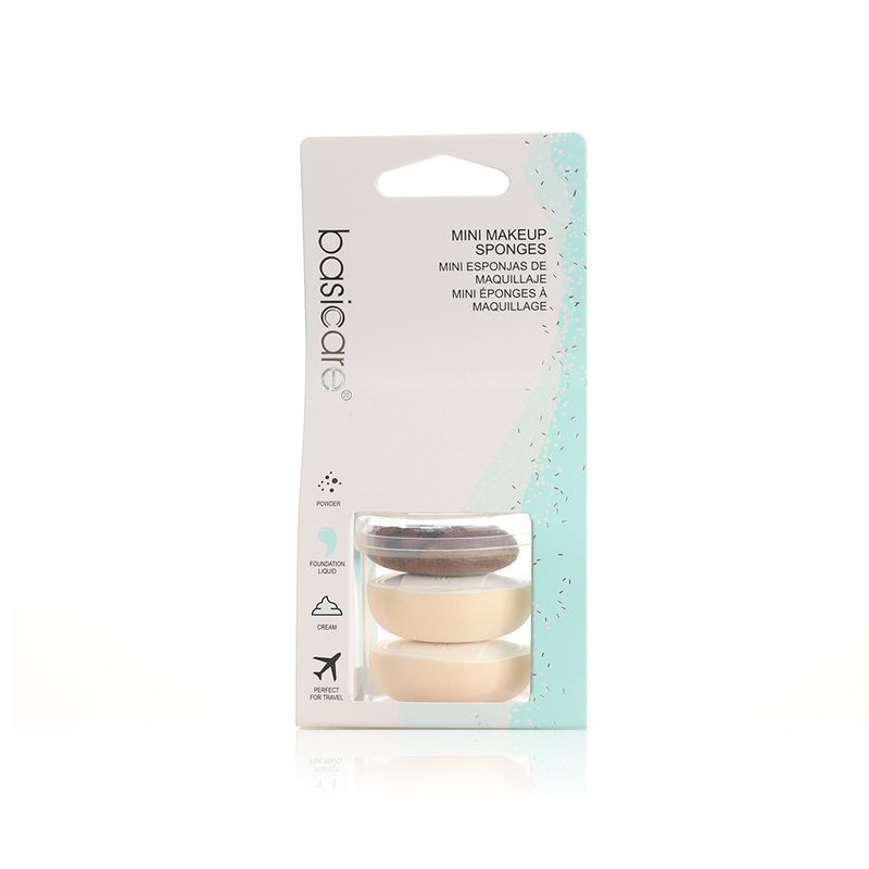 Basicare Basicare BC8037 Mini Make-Up Sponges - 3 Pieces