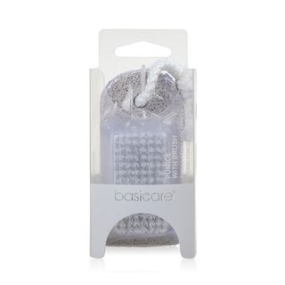 Basicare BC2191 Pumice Stone with Nail Brush and Rope - 1 Piece