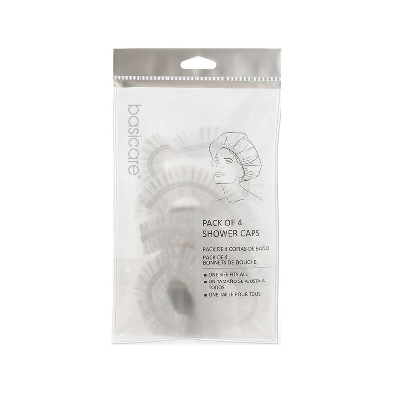 Basicare Basicare BC2204 Travel Shower Caps - 4 Pieces