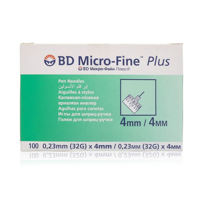 BD Micro-Fine BD Micro-Fine Plus Pen Needles 32G x 4 mm - 100 Needles