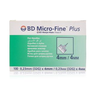 BD Micro-Fine Plus Pen Needles 32G x 4 mm - 100 Needles