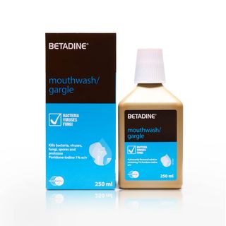 Betadine Povidone-Iodine 1% Mouthwash & Gargle - 250 ml