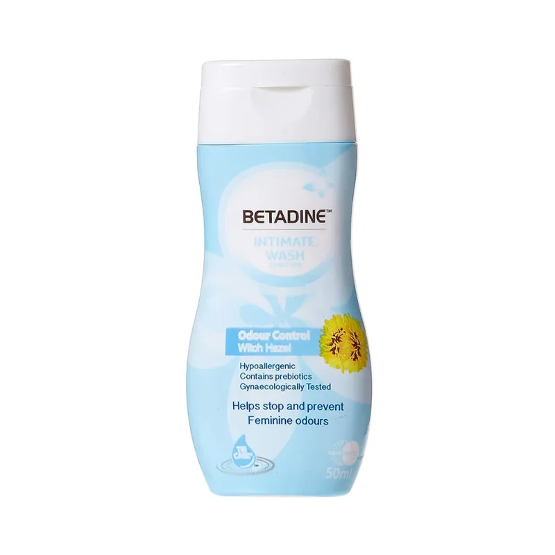 Betadine Odour Control Intimate Wash with Witch Hazel - 50 ml