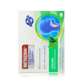 Betadine Sore Throat Cooling Menthol & Eucalyptus - 24 Lozenges