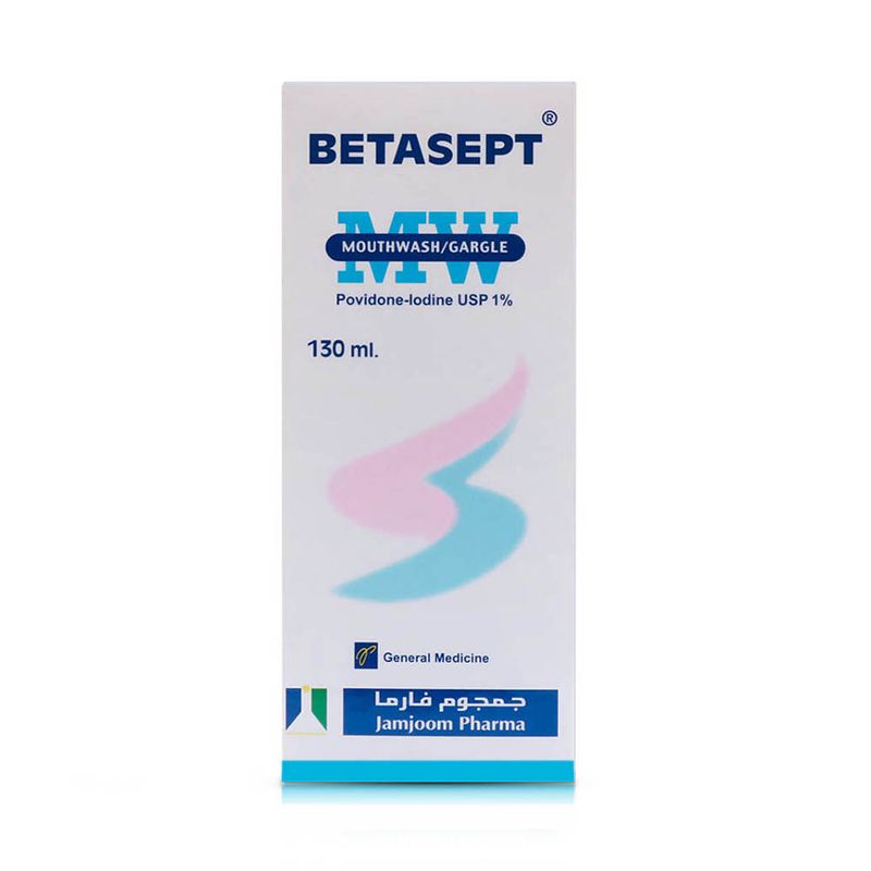 Betasept Mouthwash/Gargle 1%, 130 ml