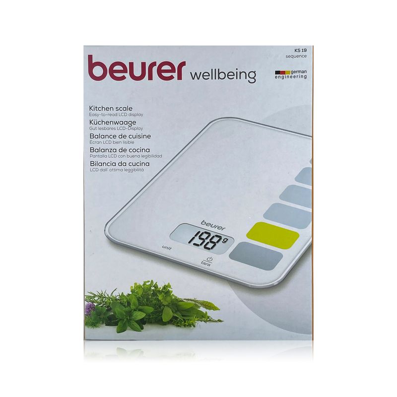Beurer Beurer KS 19 Sequence Glass Kitchen Scale - 1 Scale