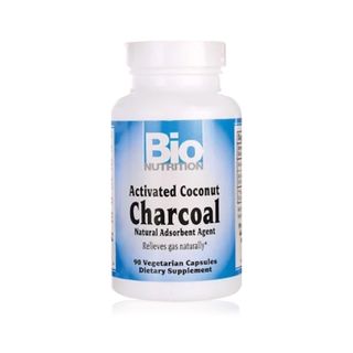 Bio Nutrition Activated Coconut Charcoal 520 mg - 90 Vegetarian Capsules