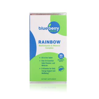 Blueberry Naturals Rainbow Multivitamin & Mineral Complex - 30 Tablets