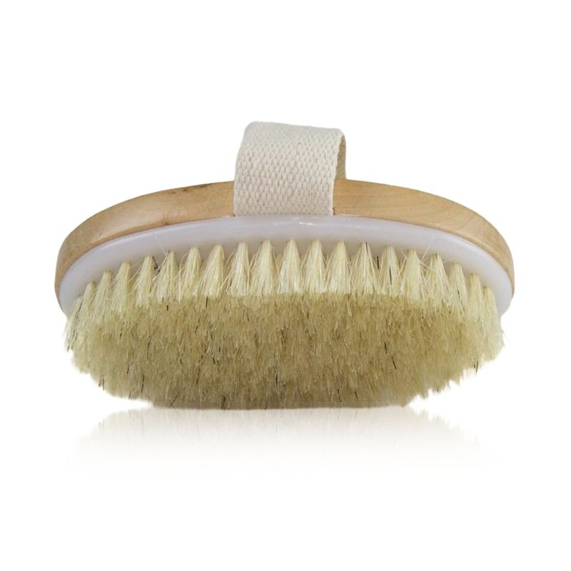 Basicare Basicare BC3382 Hard-Bristle Body Brush with Hand Strap - 1 Piece