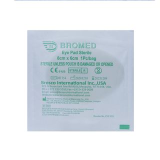 Bromed Sterile Eye Pads 8 x 6 cm - 50 Pads