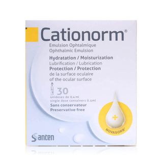 Cationorm Ophthalmic Emulsion - 30 Single-Dose Containers x 0.4 ml