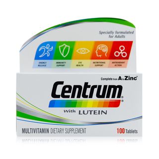 Centrum with Lutein Multivitamin, 100 Tablets