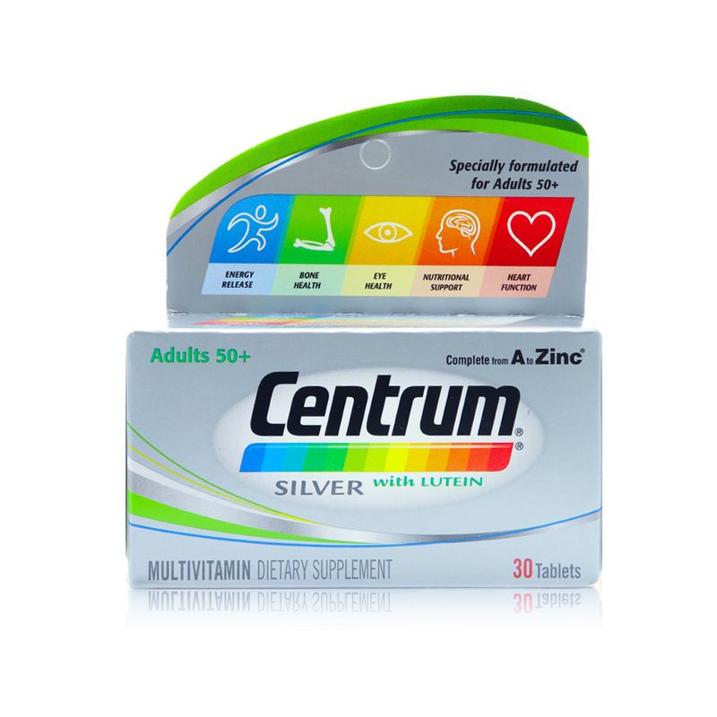 Centrum Centrum Silver Adults Multivitamin with Lutein - 30 Tablets