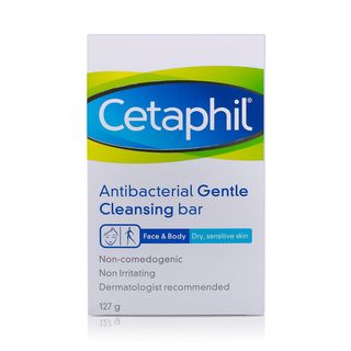 Cetaphil Gentle Cleansing Antibacterial Bar, 127 g