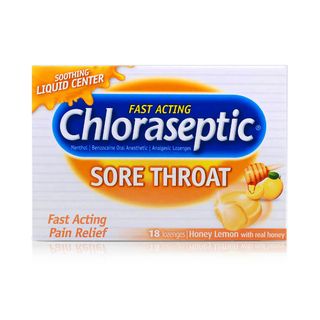 Chloraseptic Honey Lemon Liquid-Center Sore Throat Lozenges - 18 Lozenges