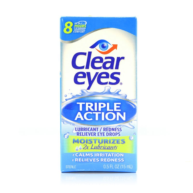 Clear Eyes Clear Eyes Triple Action Relief Eye Drops - 15 ml