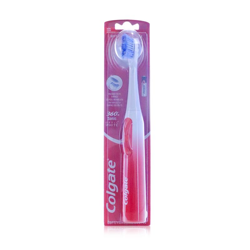 Colgate 360 Optic White Sonic Power Soft Toothbrush 35112 - 1 Brush
