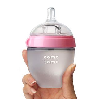 Comotomo Silicone Baby Bottle 150 ml (5 oz) Pink - 1 Bottle