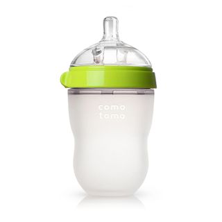 Comotomo Silicone Baby Bottle 3-6+ Months Green - 250 ml