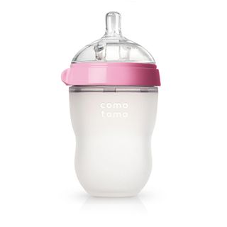 Comotomo Silicone Baby Bottle 3-6+ Months Pink - 250 ml